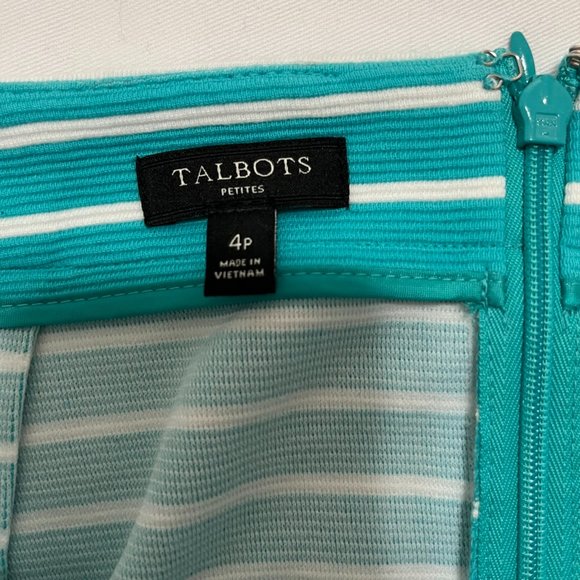 Talbots Petites striped Summer skirt with pockets Size 4P - Picture 8 of 8